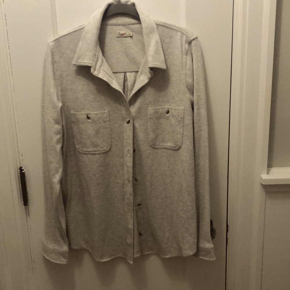 Faherty Legend Sweater Shirt, medium